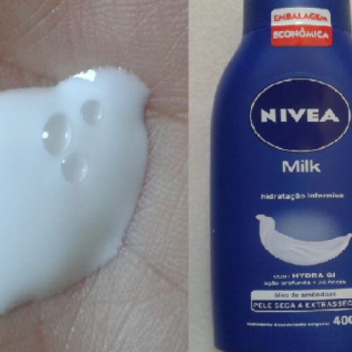 Resenha do hidratante corporal Nivea Milk