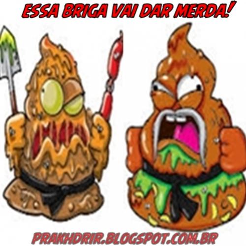 A briga que acabou em merda (vídeo)!