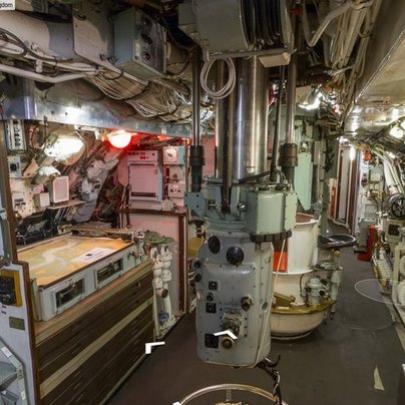 Conheça o interior de um submarino pelo Google Street View