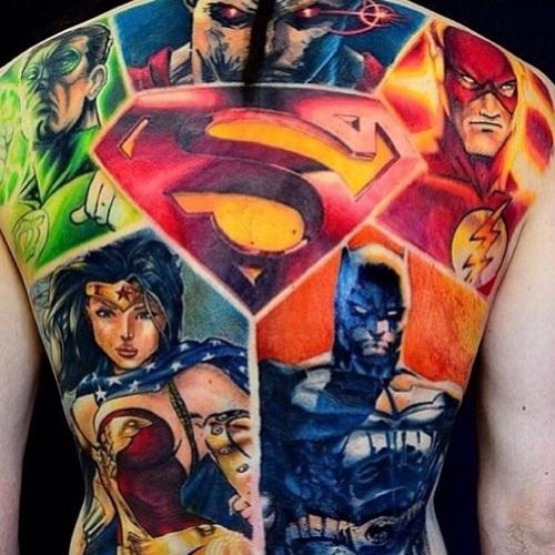 Tatuagens inspiradas em super heróis