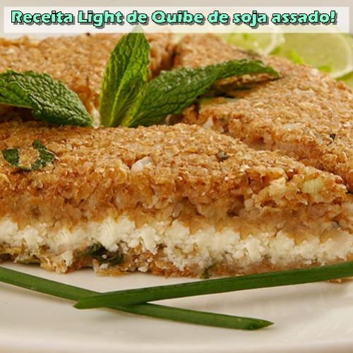 Receita Saudável  de Quibe de Soja!