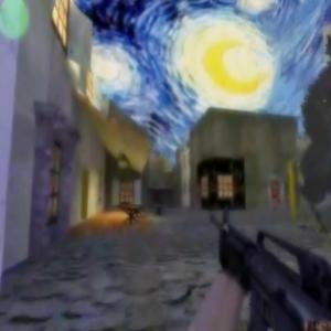 Cenário de Van Gogh no Counter Strike