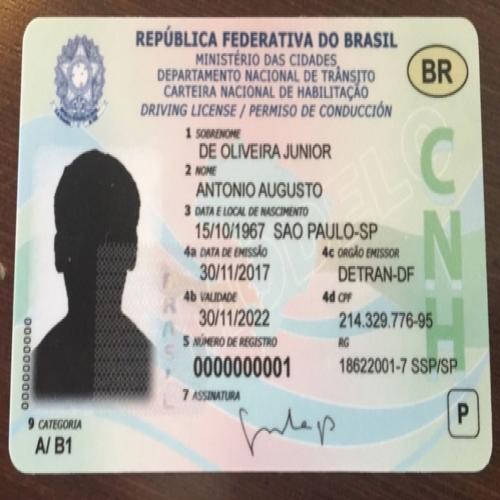 Gradualmente, obtenha sua carteira de habilitação nacional