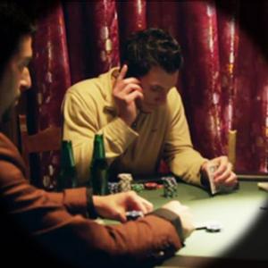 Pegadinha da Carlsberg em um jogo de pôquer