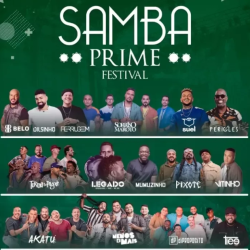 Samba Prime apresenta mais de 15 horas de música neste sábado