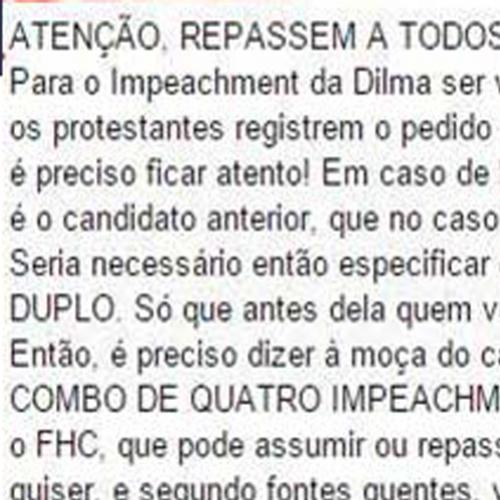 O que é necessário fazer para o Impeachment da Dilma