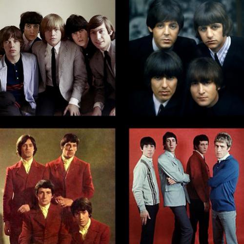 20 grandes bandas da Invasãoi britânica(1964-1966)
