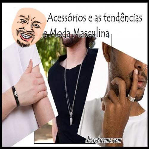 Acessórios e tendencias de moda masculina