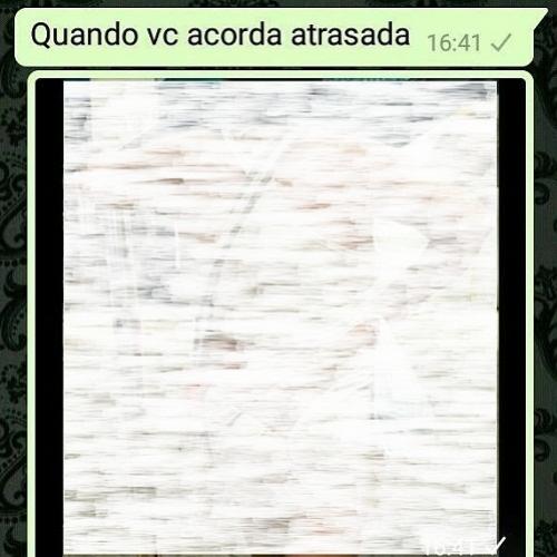  Quando você acorda atrasada