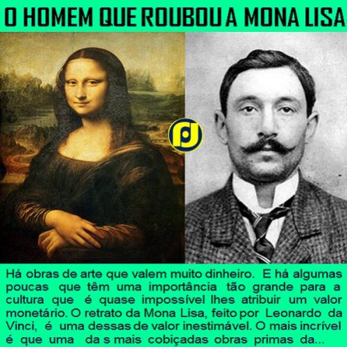 O roubo da Mona Lisa de Da Vinci