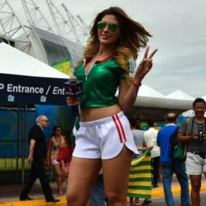 Jornalistas mexicanas viram musas da Copa