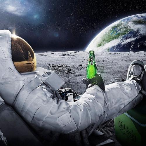 Gele sua cerveja no espaço