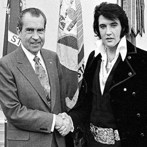 Quando Elvis foi a Casa Branca pedir para ser um Federal !