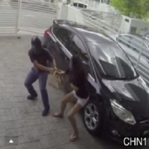 Mulher espanca ladrão com golpes de Muay Thai